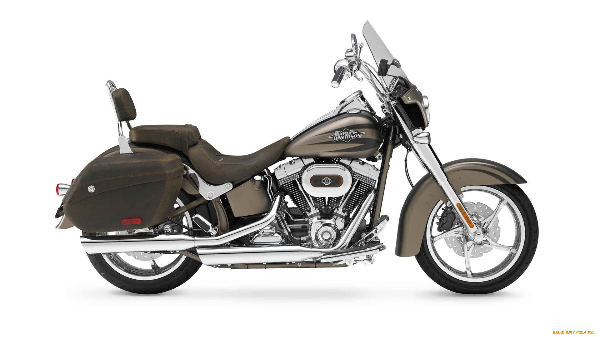 , harley-davidson, convertible, softail, cvo, 2012